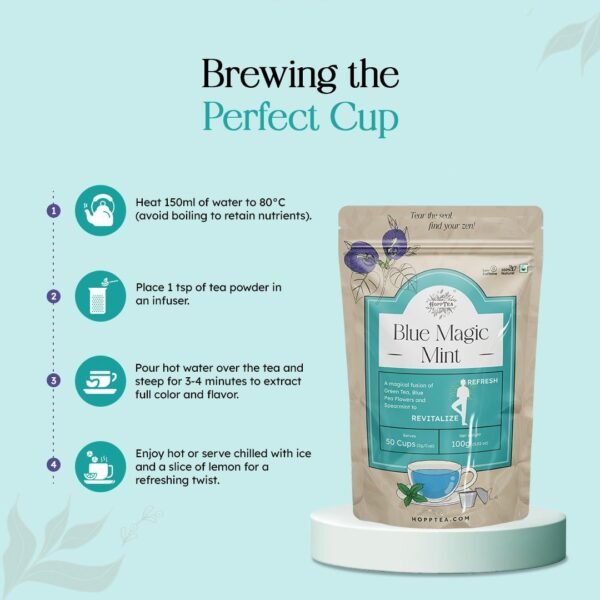 HoppTea Blue Magic Mint - Image 6